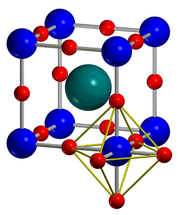 KMnF3 unit cell